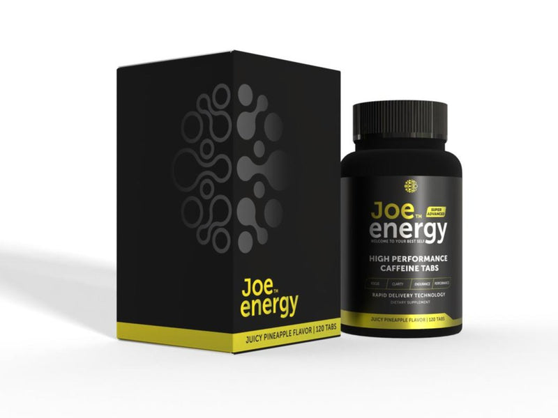 Joe Energy Tabs - Juicy Pineapple Flavor (120 Count)